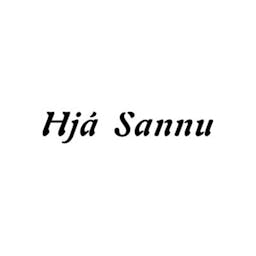 Hjá Sannu logo